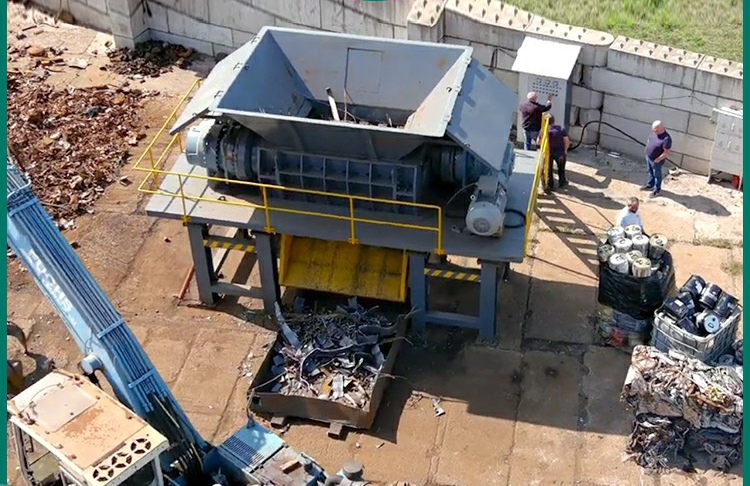 Scrap Aluminum Shredder Waste Aluminium Crusher Recycling Machine for Sale