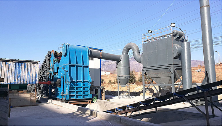 Scrap Steel Crusher Machine Double Shaft Waste Recycling Crushing Equipment