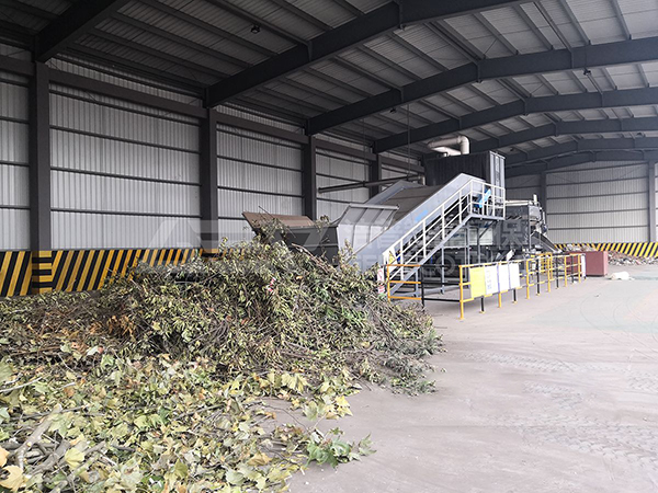 How does co-processing of bulky waste and garden waste work?